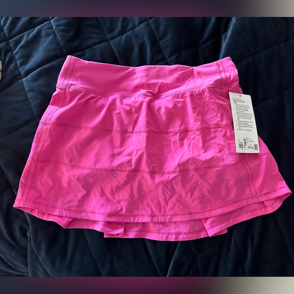 LULULEMON Pace Rival Skirt Sonic Pink